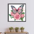 thumbnail image 4 of 5D DIY parcial especial en forma de taladro diamante pintura mariposa decoración del hogar FLhrweasw Nuevo, 4 of 9