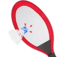 thumbnail image 3 of 1 Pair Children's Tennis Racket Kids Palying Badminton Oval Rackets Game Props for Kindergarten Primary School Outdoor Sports (Red), 3 of 9