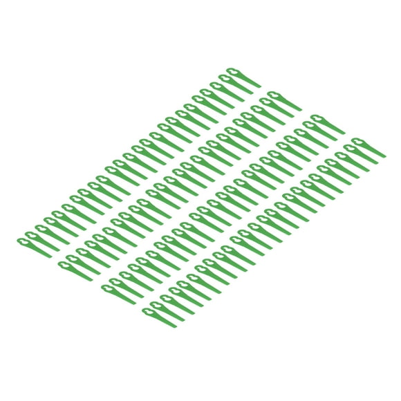 Noref Garden Pruning Tools,100Pcs Plastic Cutter Blades Lawn Mower Cutting Tool Replacement Garden Pruning Accessories,Grass Trimmer Blade Replacement