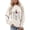 Beige [Womens Halloween Sweatshirts] [WenDA6070220], variant on Halloween Sweatshirt for Women Dressy Casual Roses in Skeleton Printed Long Sleeve Halloween Sweaters for Women Fall Tops Trendy Fashion Clothing Light Blue, XXL