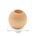 thumbnail image 2 of Wooden Beads (19mm) 3/4 x 3/8 Inch Hole Pack of 1000 Unfinished Wooden Bead Supplies Easily Threads, Smooth Natural Finish Paint and Stain by Woodpeckers, 2 of 8