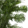 thumbnail image 6 of Northlight 24" Unlit Snow Mountain Pine Artificial Christmas Wreath, 6 of 7