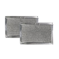 Air Filter Factory Replacement for WB06X10608 GE 5 x 7-5/8 x 3/32 Microwave Oven 12-Layer Aluminum Grease Filter 2-Pack