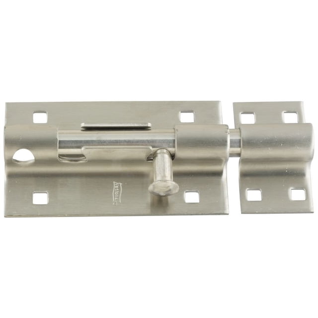 Barrel Bolt National Hardware N342-477 V839 de acero inoxidable