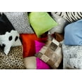 thumbnail image 3 of 12" X 20" X 5" Lime Cowhide Pillow, 3 of 3