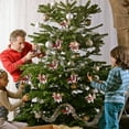 thumbnail image 5 of Christmas Tree Decorations Acrylic Flat Mini Indoor Outdoor Farmhouse Santa C Laus Ride Holiday Spring Decorations, 5 of 5