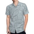 thumbnail image 4 of High Quality Hawaiian Shirts for Men Short Sleeve Aloha Beach Shirt Floral Summer Casual Button Down Shirts Blouses N5GXIZ, 4 of 7