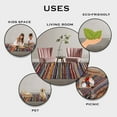 thumbnail image 3 of Aakriti Handmade Rag Rug, Chindi Rug, Multicolored, Indian Rug, Recycled Rug, Boho Style, Decorative Rug ( 5x3 ft) (Blue), 3 of 5