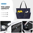 thumbnail image 3 of Sigee Navy Dark Blue Print Extra Large Waterproof Beach Travel Bag with Zipper - Durable and Versatile for Vacation, Gym, and Daily Use, 3 of 7