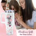 thumbnail image 2 of Christian Gifts For Women Faith, Christian 40 OZ Tumbler Cup - Mother''s Day, Birthday, Christmas Gifts for Women - Inspirational, Catholic, Religious Gifts For Mom, Friend, Sister, Grandma, 2 of 6