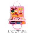 thumbnail image 3 of Tablero Ocupado Montessori Baby Busy Board Dress Aids Cremallera Botón Cordón Herramienta Niñas Niños Regalo Tmvgtek libre de BPA, 3 of 8