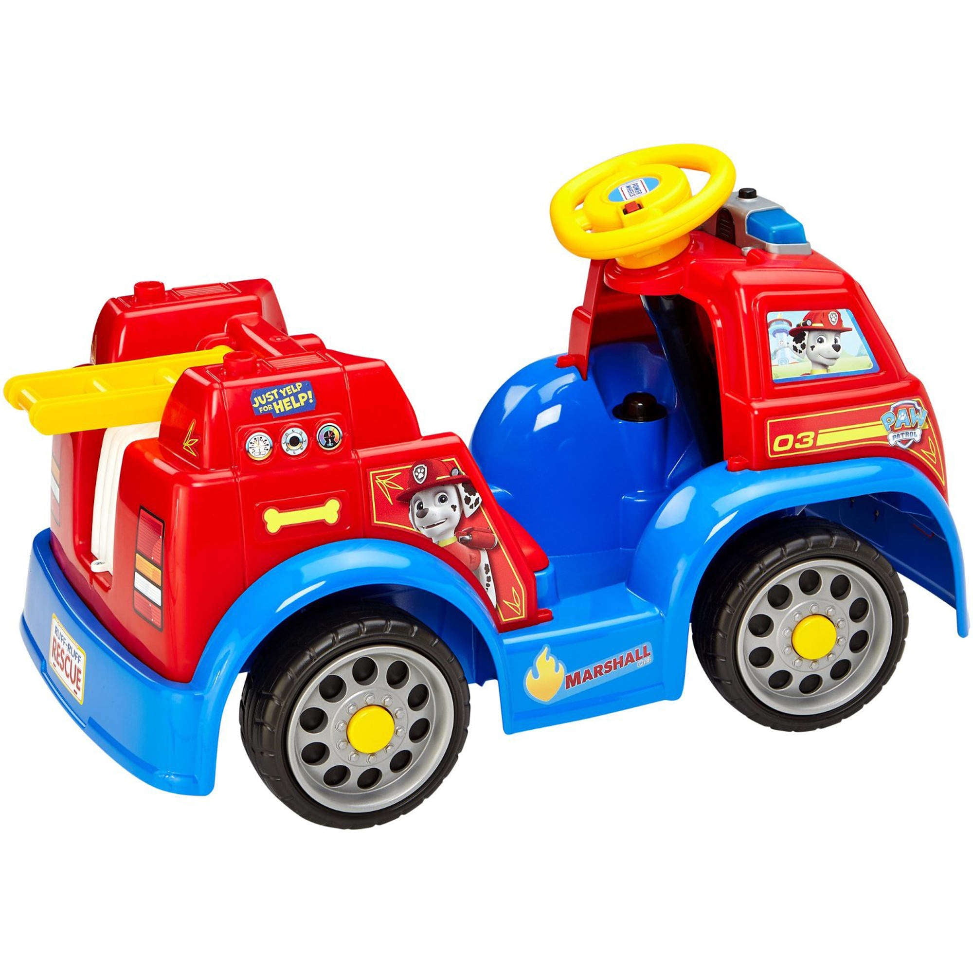 battery powered paw patrol car