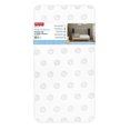 thumbnail image 1 of Matelas pour lit bébé Fisher Price by Dream On Me Hello Rainbow, taille standard, blanc avec cercles FP gris, 1 of 9