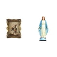 thumbnail image 1 of Marco de fotos,Marco de fotos ornamentado,marco barroco antiguo,Marco de fotos de mesa para pared,decoración del hogar,Estatua católica,Colección religiosa de estatuas de la Virgen María, 1 of 8
