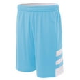 thumbnail image 2 of A4 Reversible Speedway 8" Short For Teen Male in Lt Blue/White | NB5334, 2 of 2