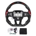 thumbnail image 2 of Racing Steering Wheel, Practical Flat Bottom LED Steering Wheel  for Auto Accessory Replacement for     2015-2020, 2 of 7