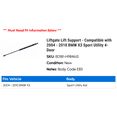 thumbnail image 2 of Liftgate Lift Support - Compatible with 2004 - 2010 BMW X3 Sport Utility 4-Door 2005 2006 2007 2008 2009, 2 of 2