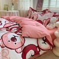 thumbnail image 4 of Three piece bedding set, cartoon anime series gifts, aloe vera cotton bed sheets and duvet sets, four piece bed sheets set, 4 of 6