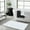 White, variant on Jean Pierre New York Sophie Border 100% Cotton Bath Mat - Non-Slip Bath Rug - White - 17" x 24"