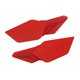 thumbnail image 4 of dinámicas para motocicleta, 2 uds., elegante, resistente, de aletas de frontal moldeado para piezas de motocicleta Rojo DYNWAVEMX Kits de alas dinámicas delanteras, 4 of 7