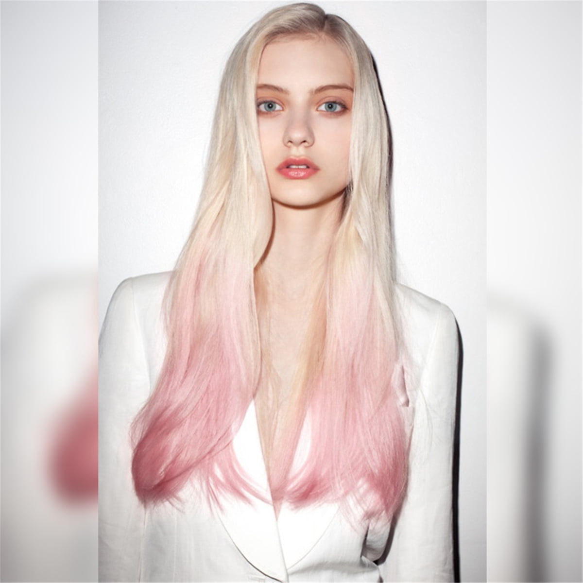 pink blonde wig