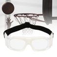 thumbnail image 1 of Gafas de baloncesto, con banda elástica para cabeza, gafas deportivas protectoras, gafas de seguridad transpirables para fútbol, 15cmx5cm Soledad Gafas de regate, 1 of 7