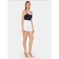 thumbnail image 3 of Cotton High-Waist Shorts with Pocket and Belt Detail, 3 of 6