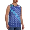 thumbnail image 2 of Kdxio Multiplication Table for Men's Muscle T-shirt,Sleeveless for Workout Running Athletic Gym Lounge Casual, 2 of 5