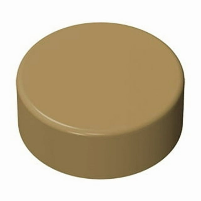 Lot 98138 35380 35381 Tile 1x1 Round Buildings Blocks Toy For Children Compatible Educational Creative Size Gift DIY MOC Dark Tan 100PCS