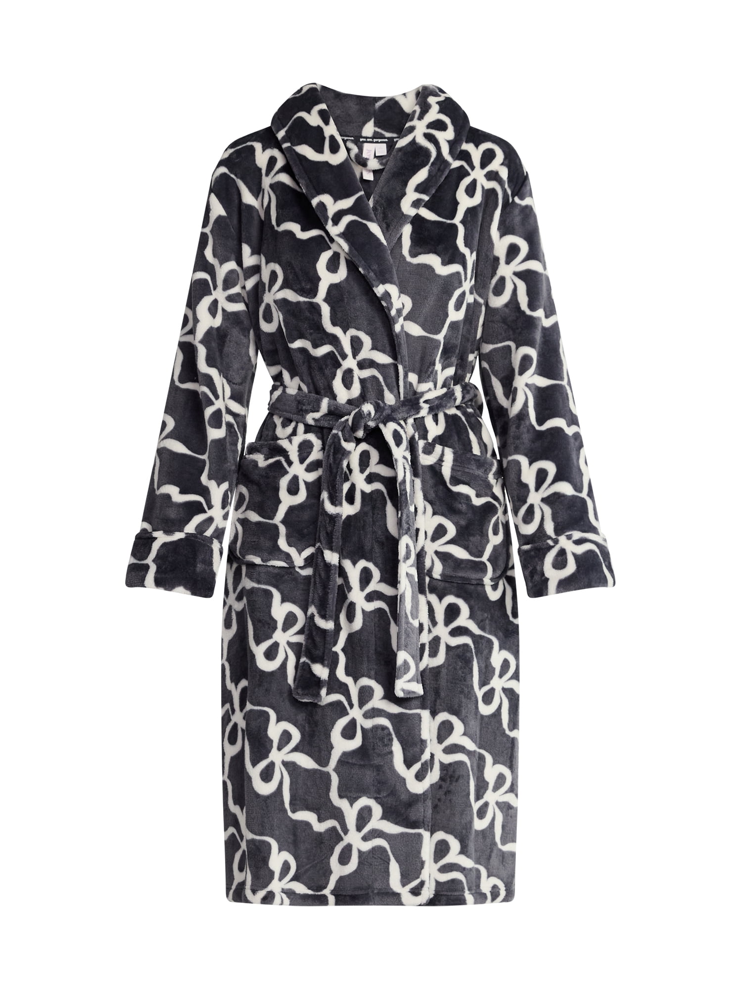 Joyspun Women's Plush Robe, Sizes S-3X