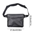 thumbnail image 3 of Waterproof Phone Pouch Dry Bag for Swimming Diving Rafting | Touchscreen Compatible Waist Pack Crossbody | Three Layer Sealed Waterproof Protection | Outdoor Beach Travel Cellphone Holder, 3 of 6
