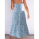 thumbnail image 4 of Vestido Midi informal de verano para mujer, traje bohemio sin mangas con estampado Floral y volantes para playa, 4 of 5