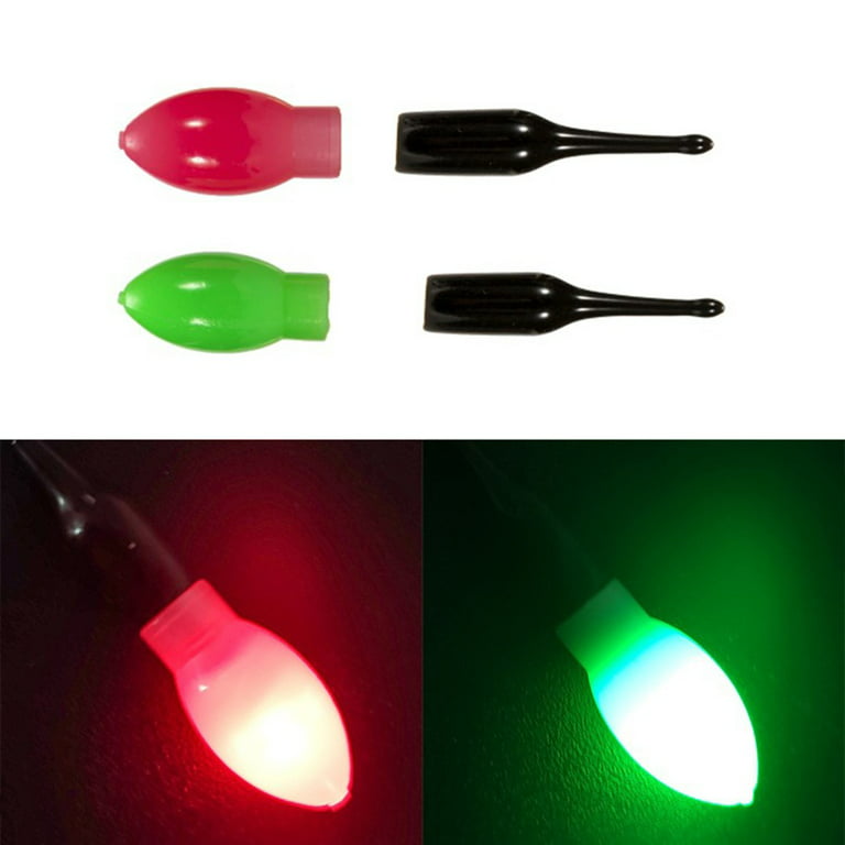 2pcs Electronic Light Sticks LED Night Fishing Float Bobbers Rod Light Glow  Lamp 