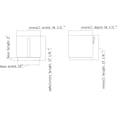 thumbnail image 2 of Lorell, Contemporary Seating Round Foot Stool, 1 Each, 2 of 3