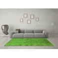 thumbnail image 3 of Ahgly Company Indoor Rectangle Oriental Green Industrial Area Rugs, 2' x 3', 3 of 4