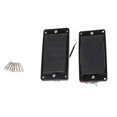 thumbnail image 1 of Pastilla de guitarra Humbucker con puente de mástil y marco para LP negro de 6 cuerdas, 1 of 5