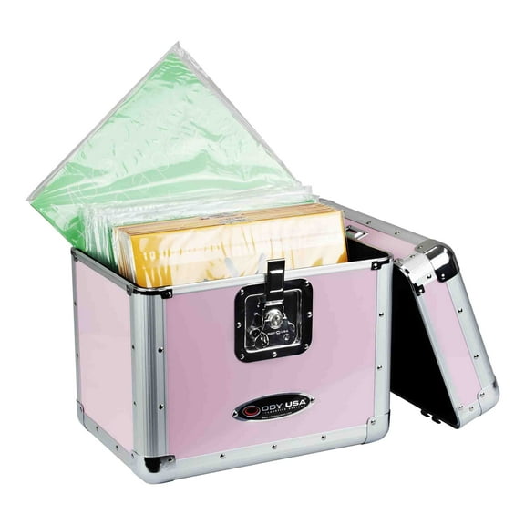 Odyssey KLP1PINK, KROM Series Pink Record / Utility Case for 70 12″ Vinyl Records and LPs