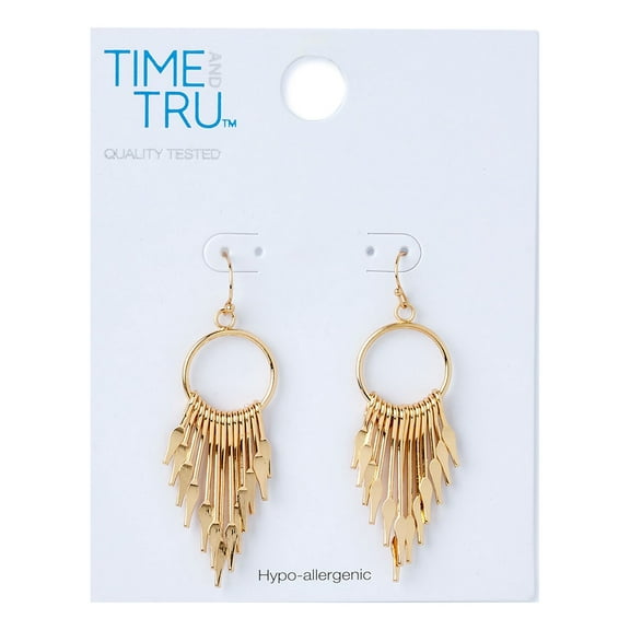 Time And Tru Layered Dangle Earrings