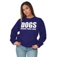 thumbnail image 4 of Anti Social Dog Lover Pet Puppy Owner Sweatshirt for Men or Women Brisco Brands L, 4 of 6