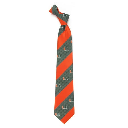 Men's Miami Hurricanes Geo Stripe Tie