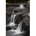 thumbnail image 2 of Grall, Don 17x24 Gold Ornate Wood Framed with Double Matting Museum Art Print Titled - Michigan Waterfalls in the Presque Isle River, 2 of 4