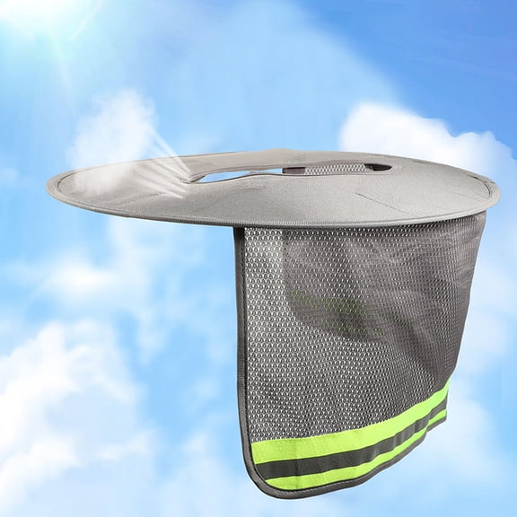 MIPCASE 2Pcs Lightweight Hard Hat Visor Neck Protector Extended Brim Sunshade for Construction