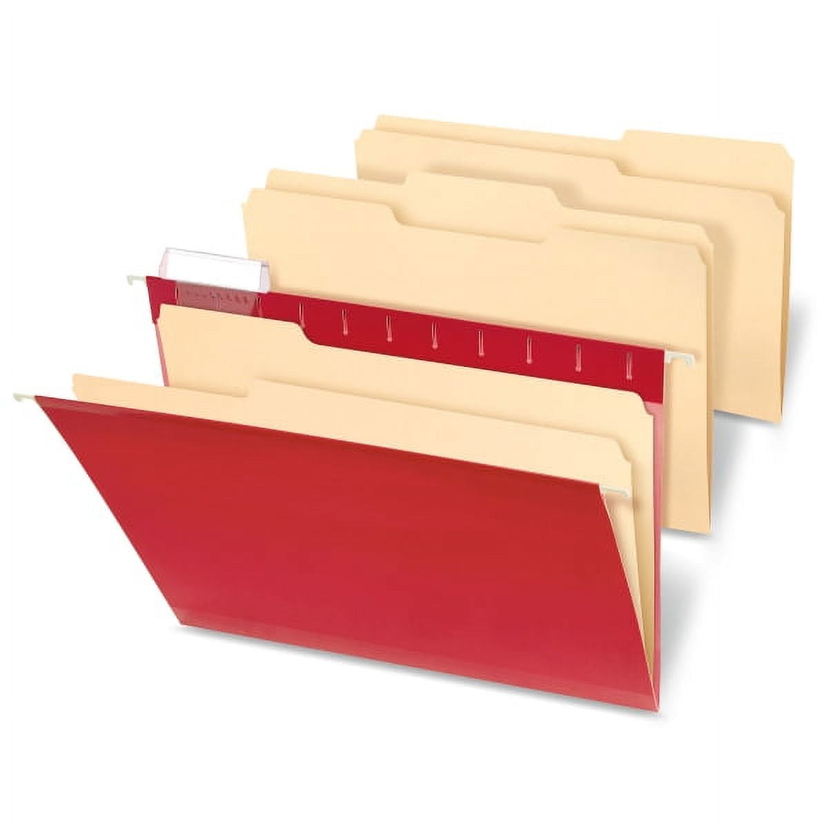 Office Depot® Brand Interior File Folders, 1/3 Cut, Legal Size, Manila, Box Of 100
