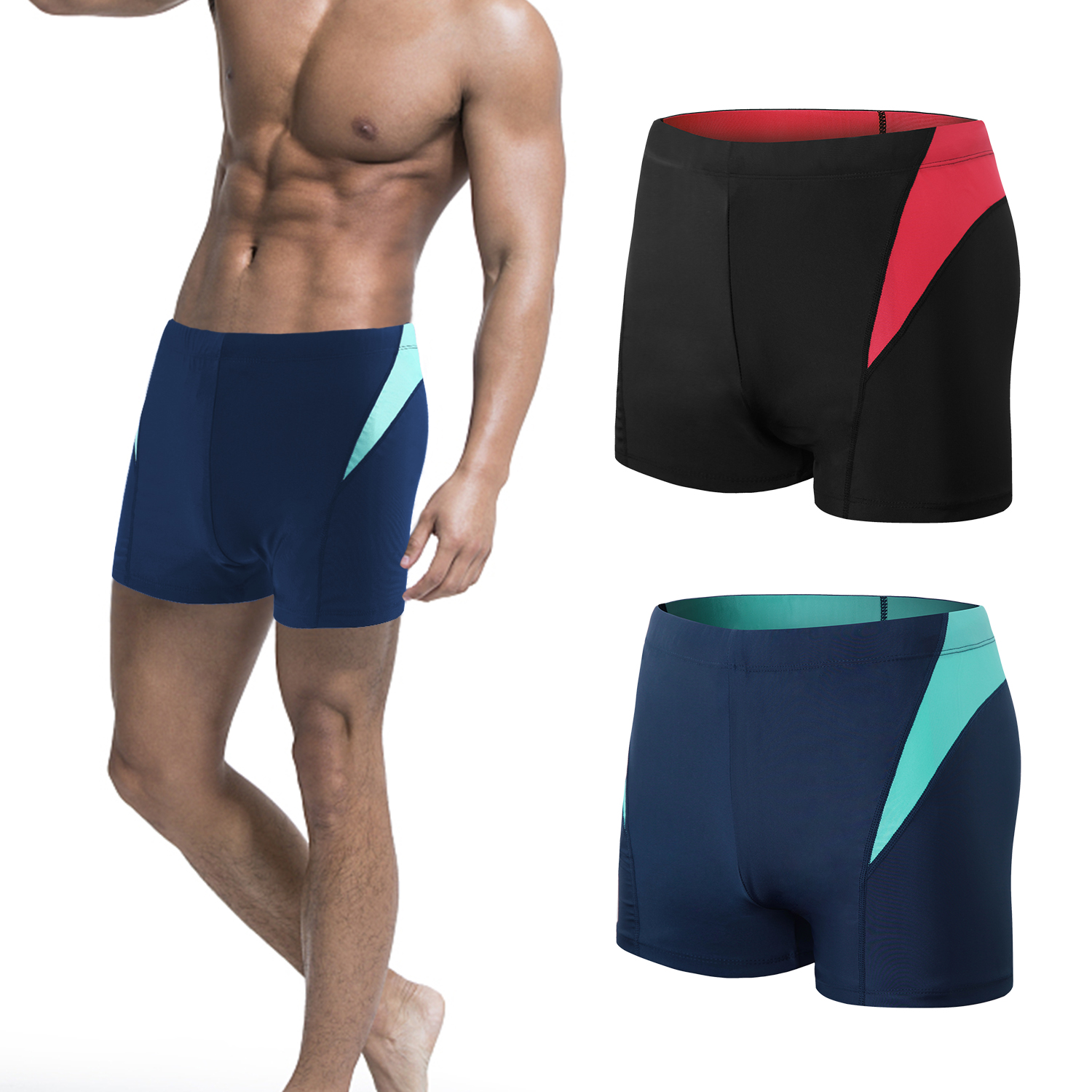 mens swim shorts with built in brief