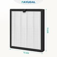 thumbnail image 3 of 2 Pack G3 A3 Replacement Filter for AMEIFU G3 Sferf-30(FXAP2W) Air Cleaner Puri-Fier. Compatible with VEWIOR A3 A3N Filter. for Tailulu HQZZ-260. 3 Stages True HEPA Air Cleaner Filter., 3 of 8