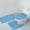 Blue, variant on Empire Home Fashion 3-Piece Quinn Solid Bathroom Rug Set