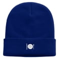thumbnail image 5 of Camping Plate Icon Embroidered 12 Inch Long Knitted Beanie - Royal OSFM, 5 of 5