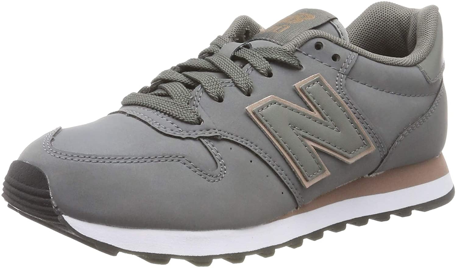 new balance gray and rose gold