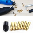 thumbnail image 2 of 7 Pcs/Set High Durability Brass Drill Chucks Collet Bits With 1-2Mm Shank Size, Screw Nut Included For Dremel Rotary Tools, Ideal For Diy Projects And Precision Drilling, 2 of 5
