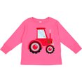 thumbnail image 3 of Inktastic Farming Red Tractor Boys or Girls Long Sleeve Toddler T-Shirt, 3 of 5